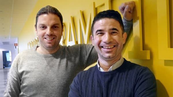 Yaser Alwili and Mohammad Al Heswani are very happy with the IKEA refugee inclusion programme.