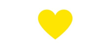 Yellow heart.