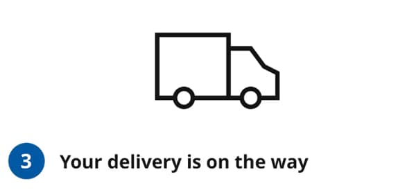 You're all set! Your order has been registered and is well on its way.