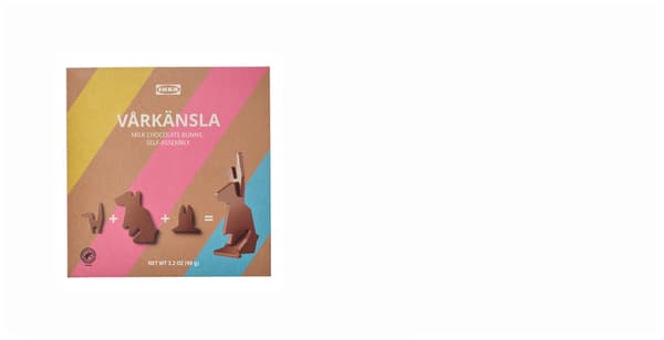 Zajíček z mléčné čokolády, složte si sami Rainforest Alliance Certified