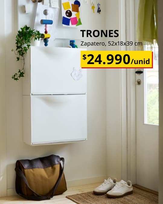 Zapatero TRONES con precio especial.