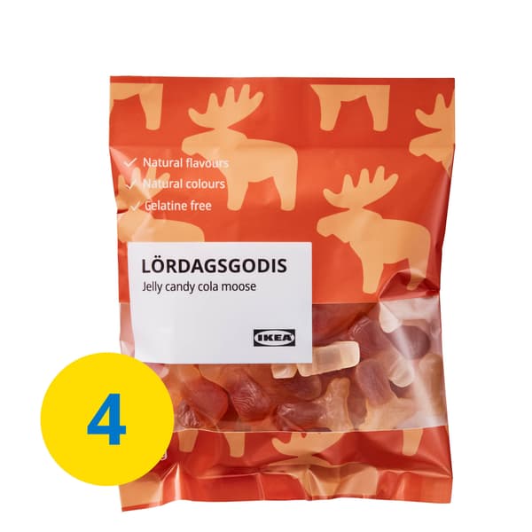  Želé bonbony LÖRDAGSGODIS, příchuť cola.