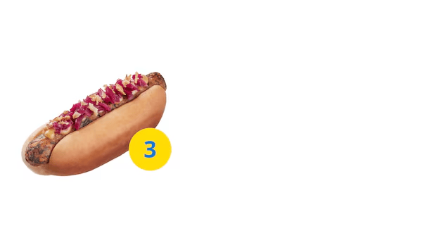 zeleninový hot dog