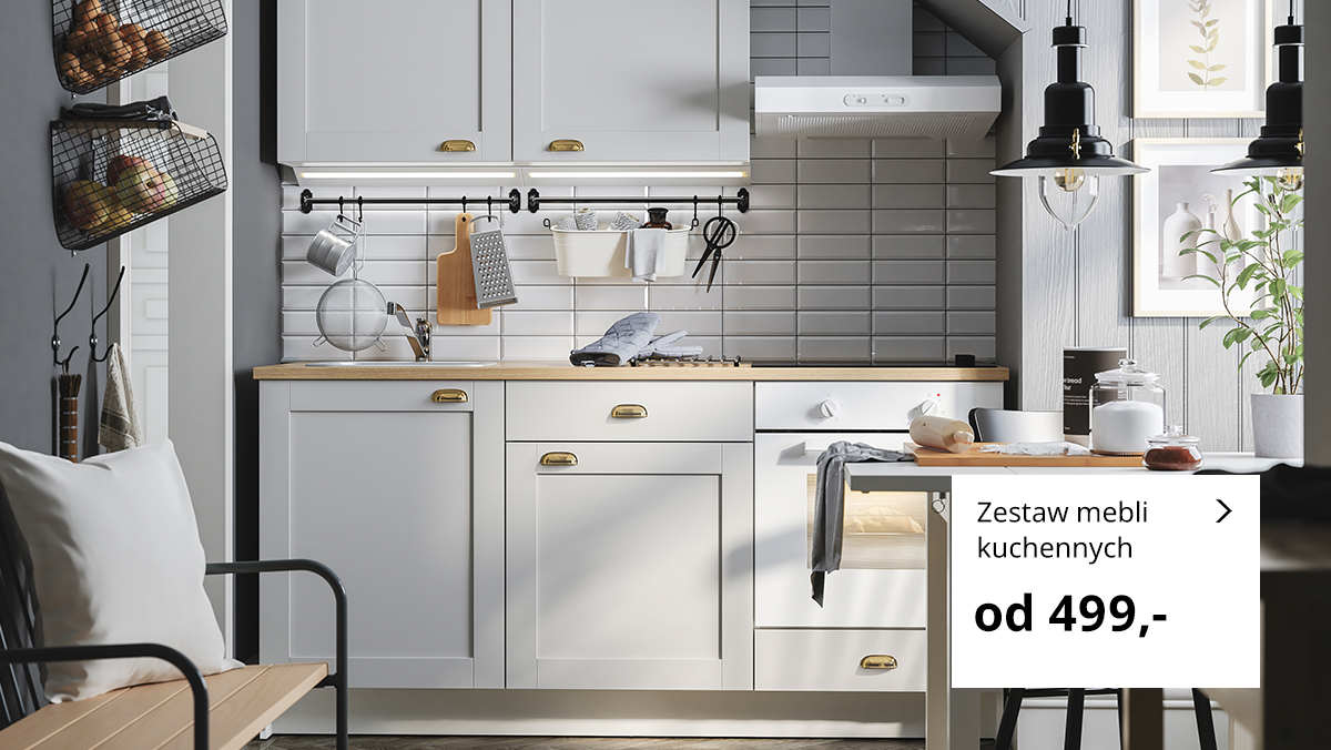 Gotowe kuchnie KNOXHULT za rozsądną cenę. IKEA