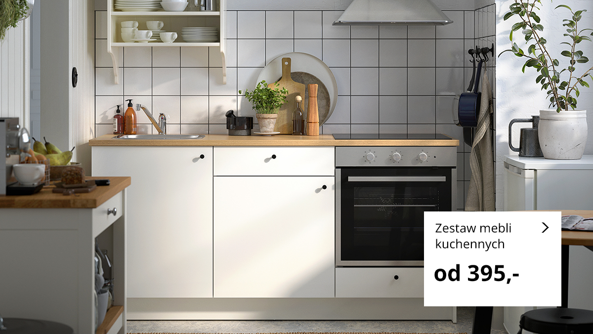 Gotowe kuchnie KNOXHULT za rozsądną cenę. IKEA