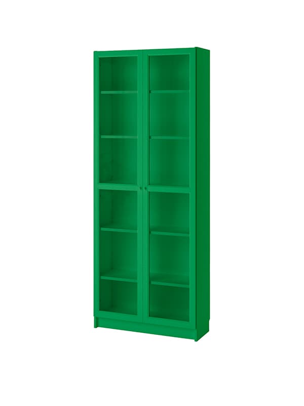 zielony regał BILLY