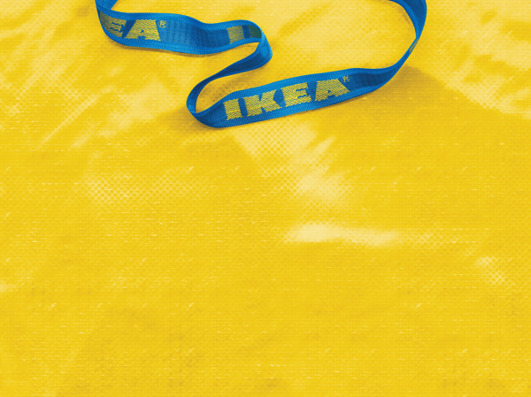 żółta torba IKEA