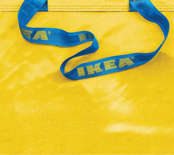 żółta torba zakupowa IKEA
