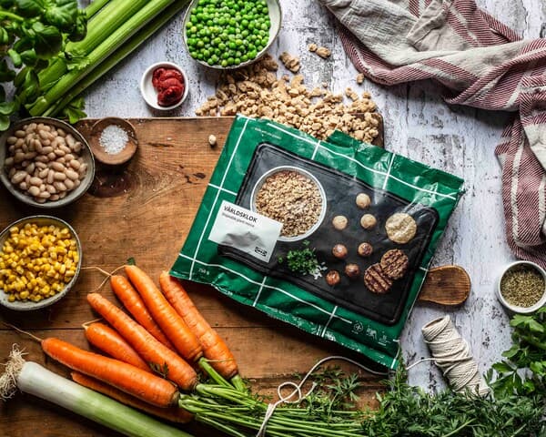 Zutaten für veganen Hack-Pie.