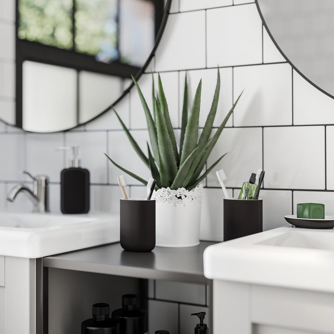 Ein schickes ENHET Badezimmer mit Platz für zwei - IKEA Österreich