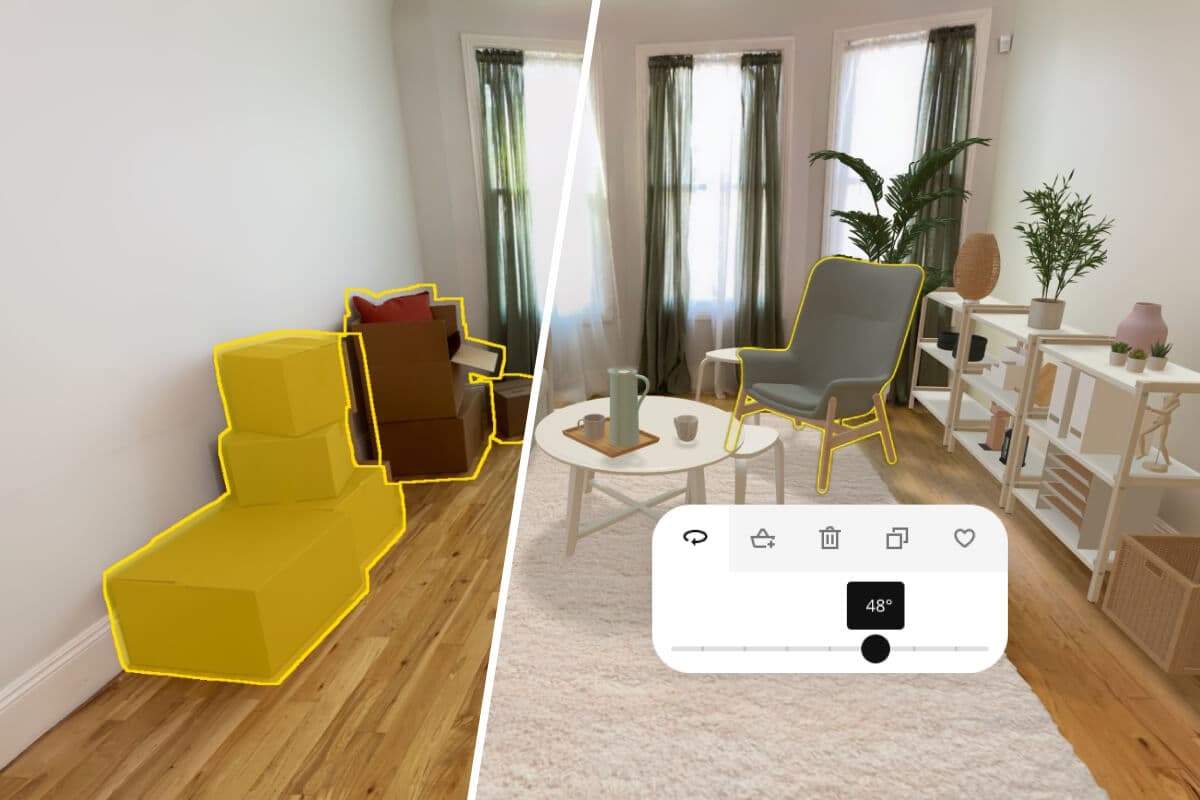 Ike App Inspired design for living spaces, in app or web - IKEA Kreativ