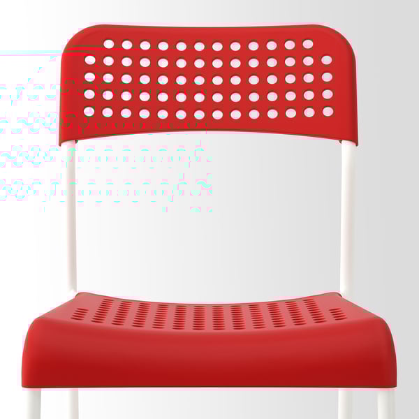 ADDE Chair, red/white