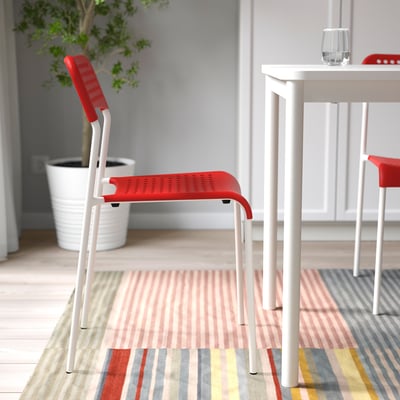 ADDE Chair, red/white