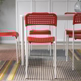 ADDE Chair, red/white