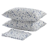 ÄNGLATÅRAR Flat sheet and 2 pillowcase, white, 240x260/50x80 cm