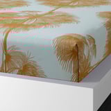 ÄNGLATRUMPET Flat sheet and pillowcase, yellow, 150x260/50x80 cm