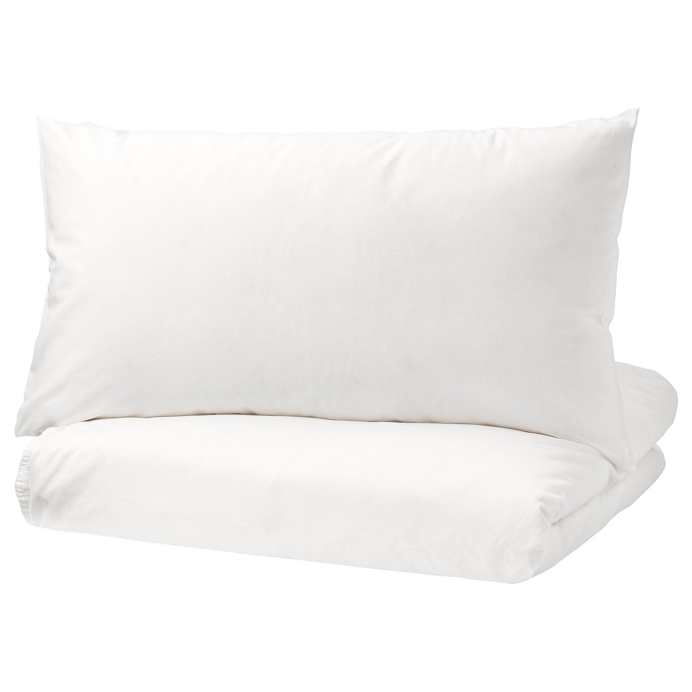 ÄNGSLILJA duvet cover and pillowcase, white, 150x200/50x80 cm (59x79