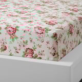 ÄRTCYPRESS Flat sheet and 2 pillowcase, white, 240x260/50x80 cm