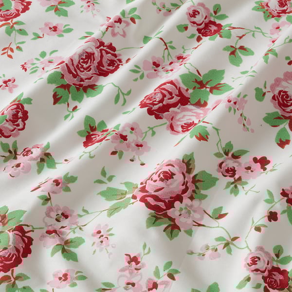 ÄRTCYPRESS Flat sheet and 2 pillowcase, white, 240x260/50x80 cm