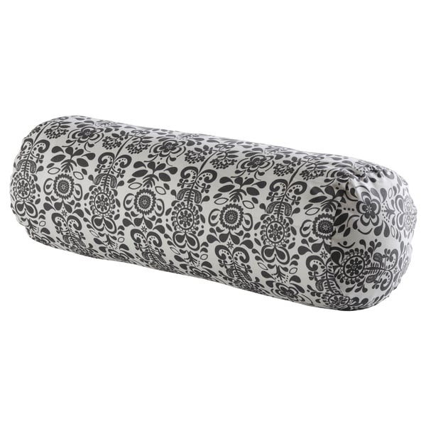 ÅKERKULLA Bolster case grey, white IKEA