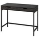 ALEX Desk, black-brown, 100x48 cm