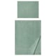 ALPTALL bed sheets in green with a dotty pattern, made of cotton and lyocell.