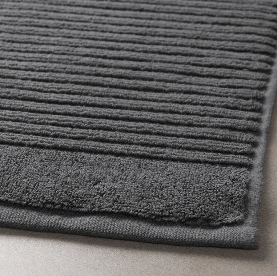 ALSTERN Bath mat, dark grey, 40x60 cm IKEA