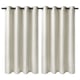 ANNAKAJSA Room darkening curtains, 1 pair, white/with eyelets, 145x155 cm