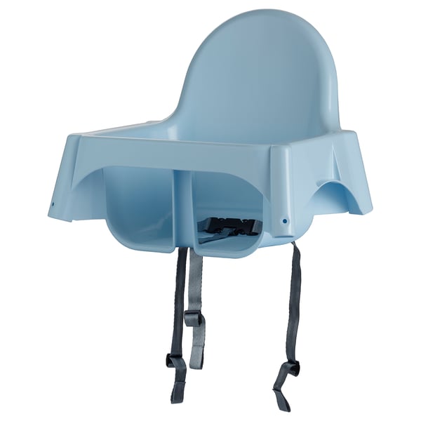 ANTILOP Seat shell for highchair, light blue