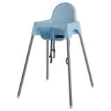 ANTILOP Seat shell for highchair, light blue