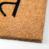 ÅRÖSUND Door mat, natural/black, 40x70 cm