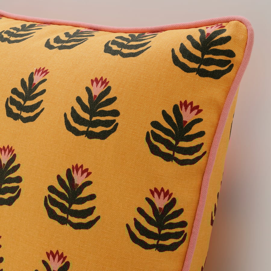 AROMATISK Cushion cover, yellow, 50x50 cm (20x20") IKEA