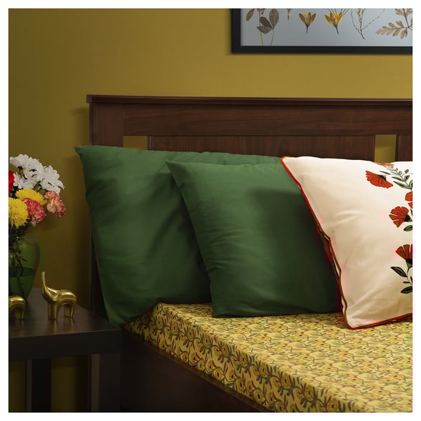 AROMATISK Flat sheet and 2 pillowcase, multicolour, 240x260/50x80 cm