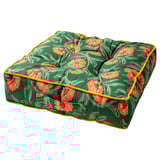 AROMATISK Floor cushion, floral pattern, 45x45x10 cm