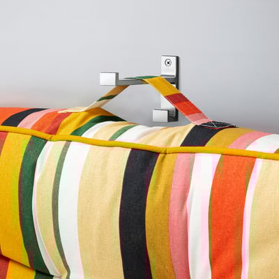 AROMATISK Floor cushion, stripe, 45x45x10 cm