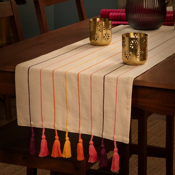 AROMATISK Table-runner, multicolour, 35x180 cm