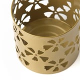 AROMATISK Tealight holder, gold-colour, 9 cm