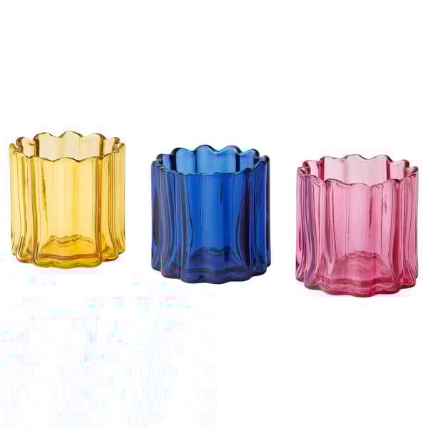 AROMATISK Tealight holder, multicolour, 7 cm