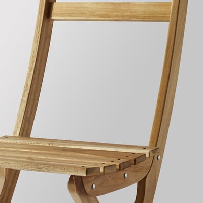 ASKHOLMEN Chair, outdoor, foldable acacia