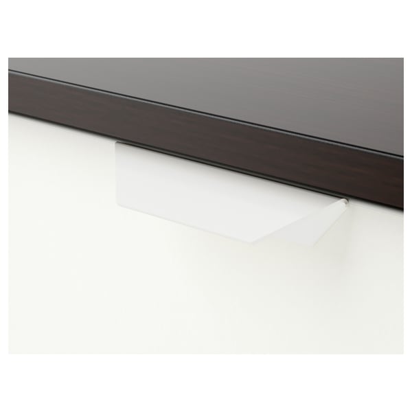 ASKVOLL Chest of 2 drawers blackbrown, white IKEA
