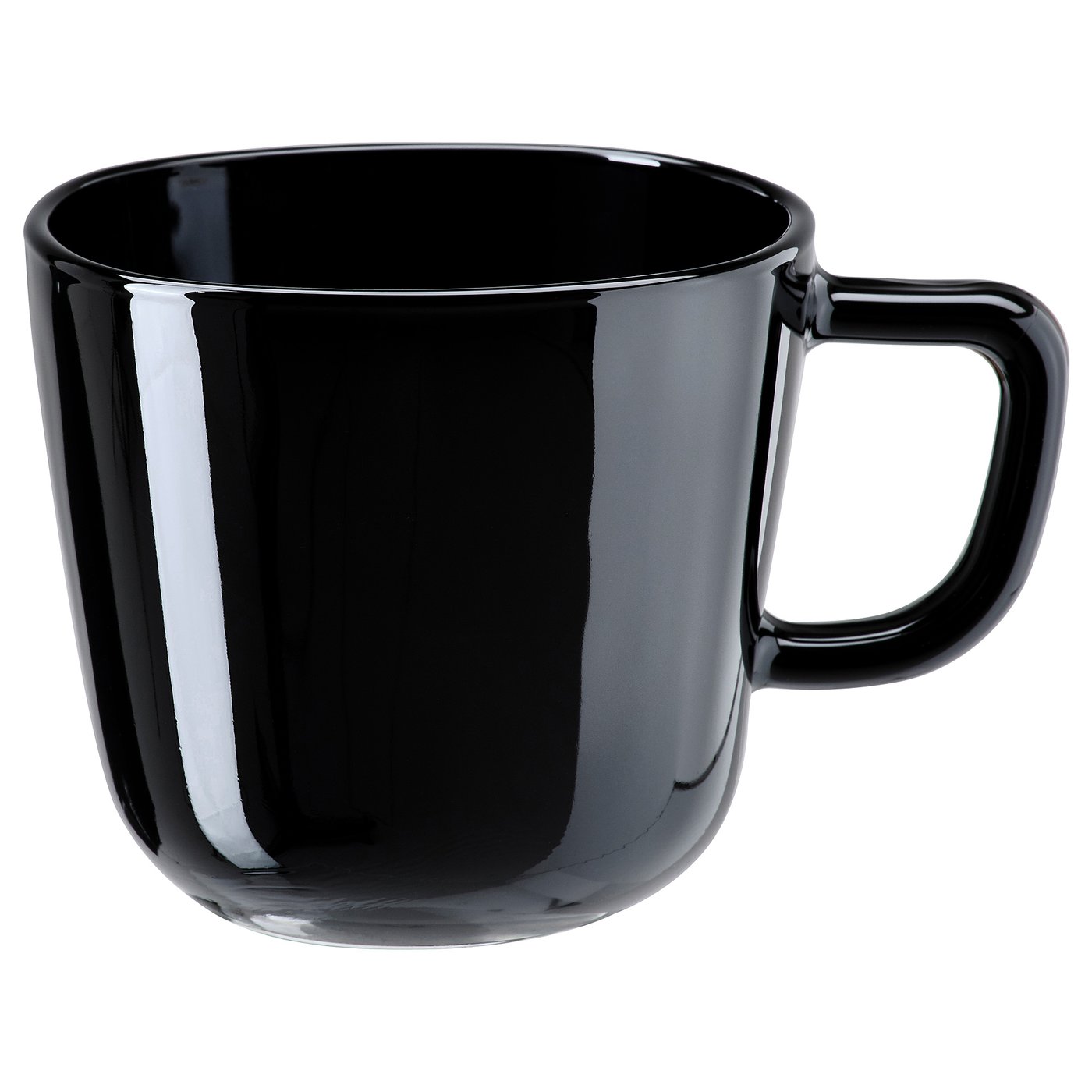 BACKIG mug, black, 35 cl (12 oz) IKEA