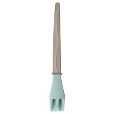 BAKGLAD Pastry brush, beige/blue