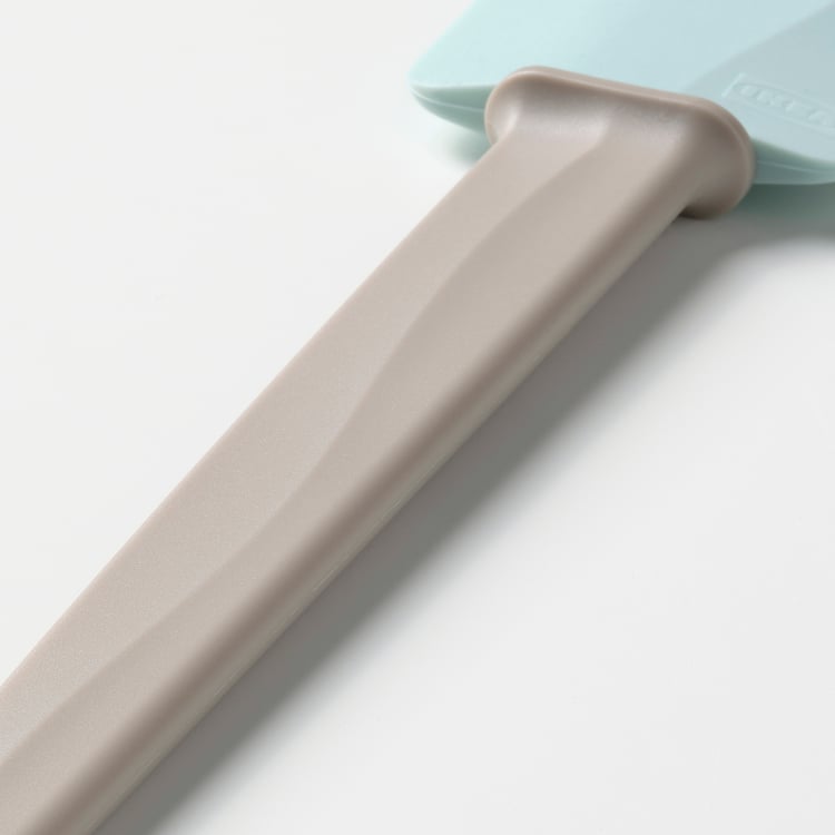 BAKGLAD rubber spatula, beige/blue, 26 cm (10") IKEA