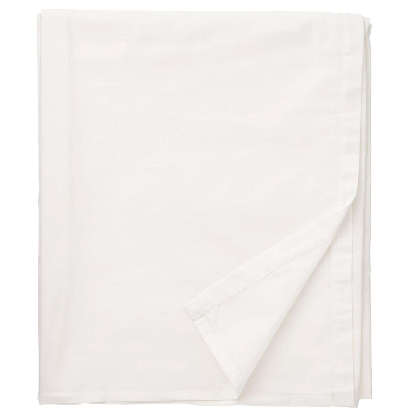 BALSAMPOPPEL Flat sheet, white, 150x260 cm