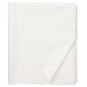 BALSAMPOPPEL Flat sheet, white, 150x260 cm
