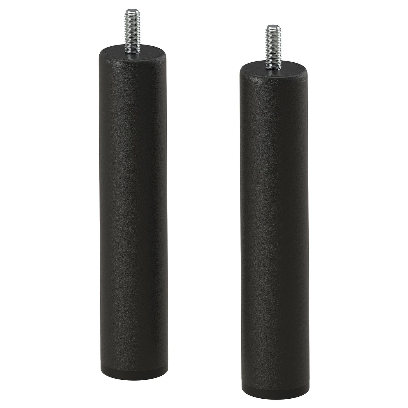BANKABY Leg, metal/black, 16 cm (6 1/4 ")