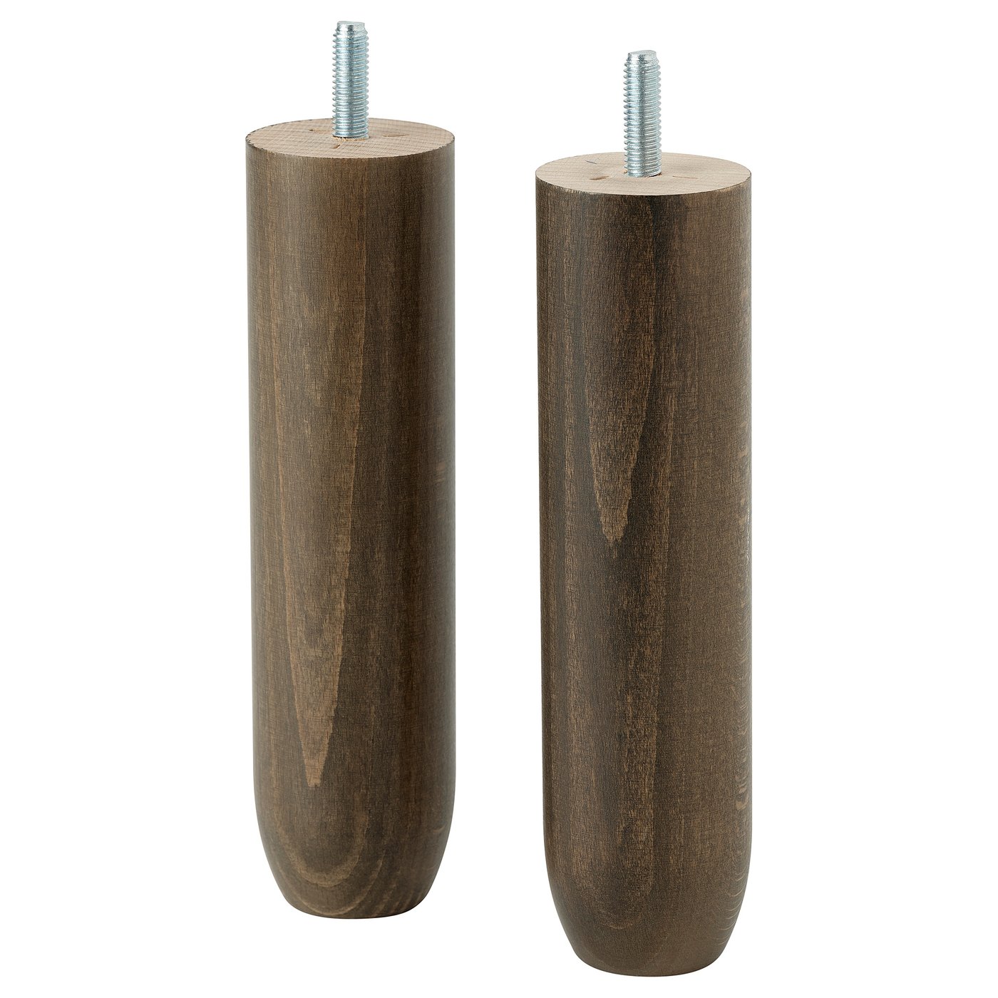 BANKHULT Leg, wood/brown, 17 cm (6 3/4 ")