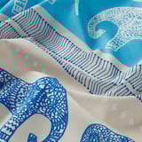 BARDVAL Flat sheet and pillowcase, elephant grey/blue, 150x250/50x80 cm