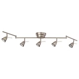 BAROMETER Ceiling track, 5-spots, nickel-plated