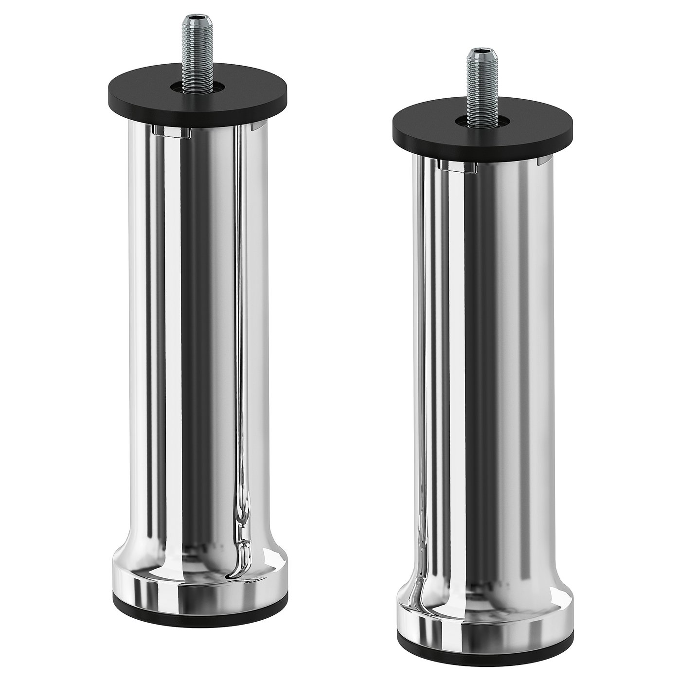 BASTLUNDA Leg, chrome-plated, 13 cm (5 1/8 ")